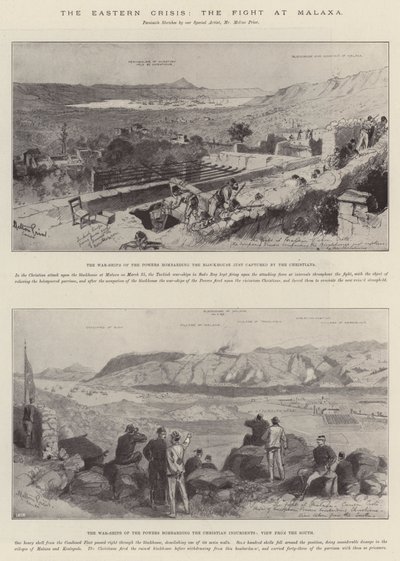 The Eastern Crisis, the Fight at Malaxa by Melton Prior